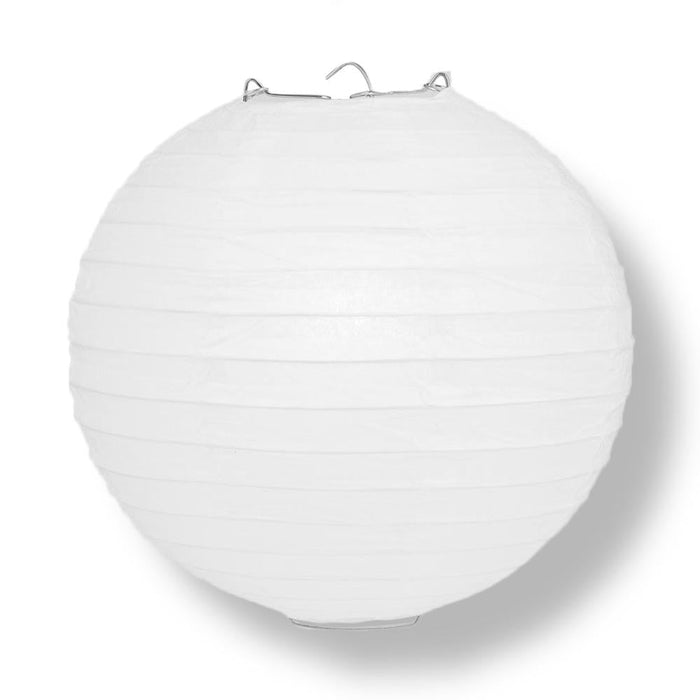 12-pc Silver / White New Year's Eve Celebration Party Pack Paper Lantern Combo Set