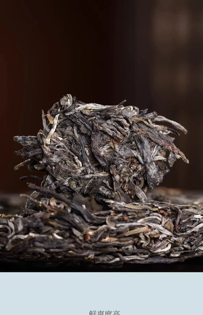 2024 MengKu RongShi "Bing Dao - Lao Zhai Tou Cai" (Bingdao - Laozhai Region - 1st Picking) 400g Puerh Raw Tea Sheng Cha - King Tea Mall - photo 3