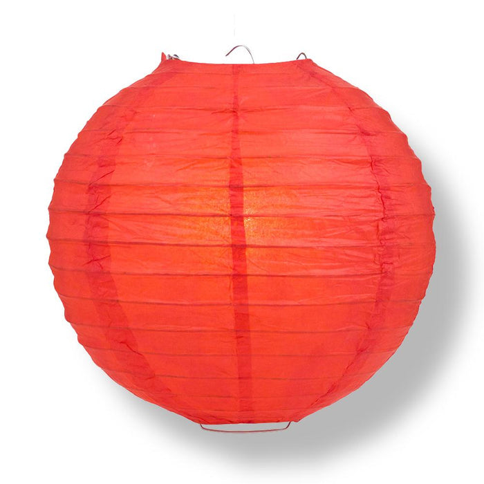 8" Valentine's Day Red and Pink Mix Paper Lantern String Light COMBO Kit (12 FT, EXPANDABLE, White)
