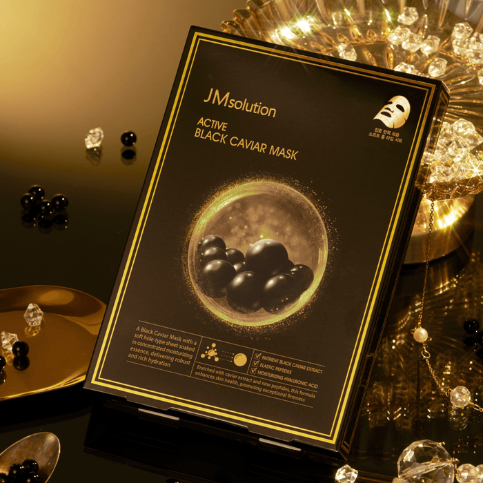 JMsolution Active Black Caviar Mask Box [10pcs] | La Cosmetique