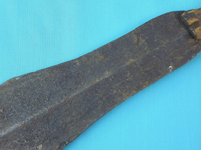 Antique Old Africa African 19 Century Short Sword Large Knife