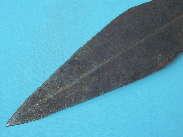 Antique Old Africa African 19 Century Short Sword Large Knife