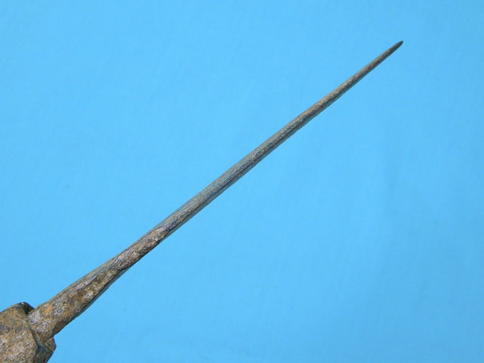Antique Old China Chinese Spear Head Point Fighting Knife Dagger