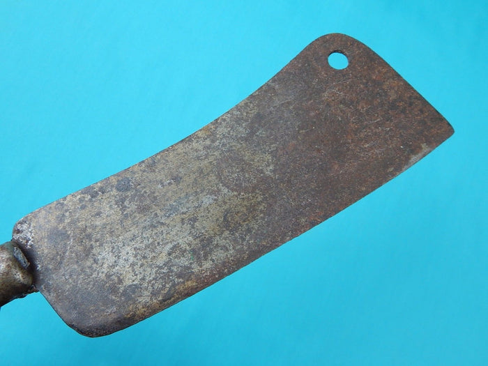 Antique Old Kitchen Butcher Knife Meat Cleaver Kitchen Cutlery Marked