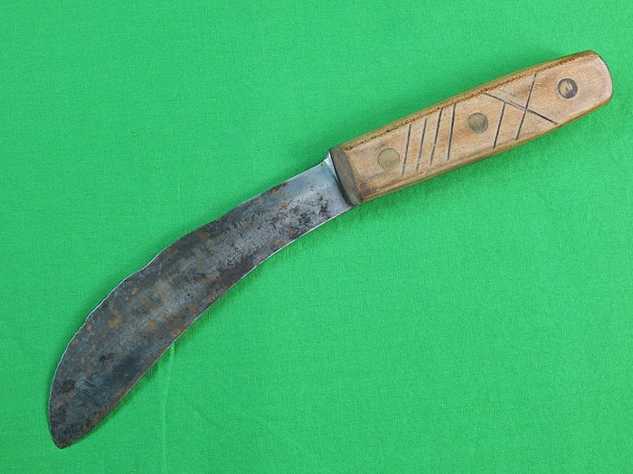 Antique Old US Hunting Fighting Skinner Knife 10