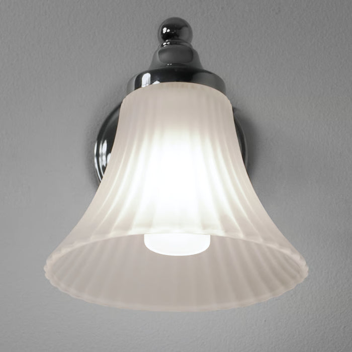 Astro Lighting 1105001 Nena Polished Chrome Frosted Glass Bathroom Wall Light