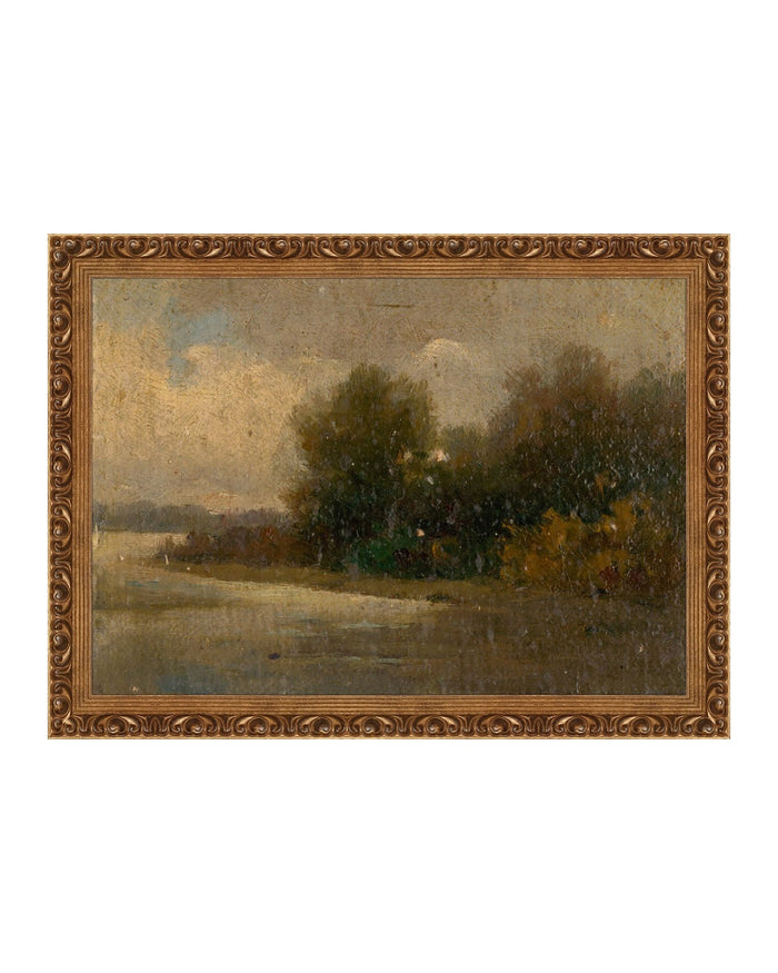 Autumnal Landscape Art Print by Splendus