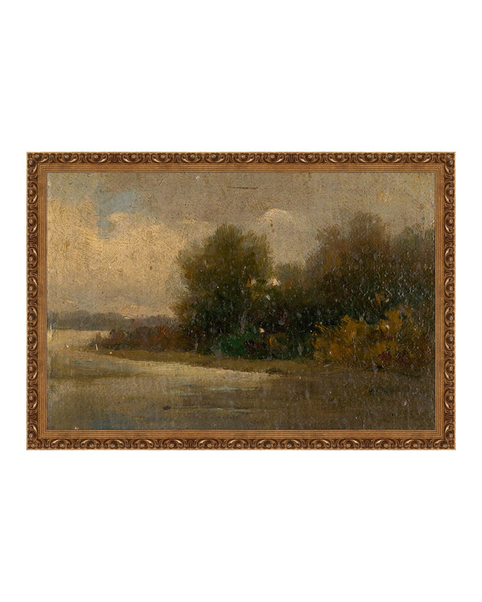 Autumnal Landscape Art Print by Splendus