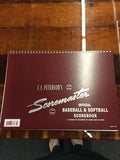 BASEBALL AND SOFTBALL SCOREBOOK