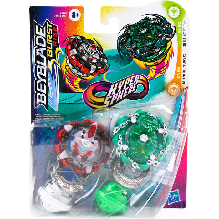 Beyblade E9238AX0 Hypersphere Shield Kerbeus K5 And Behemoth Cyclops C5
