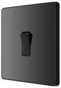 BG Evolve PCDBC12B 20A 16AX 2W Single Switch - Black Chrome