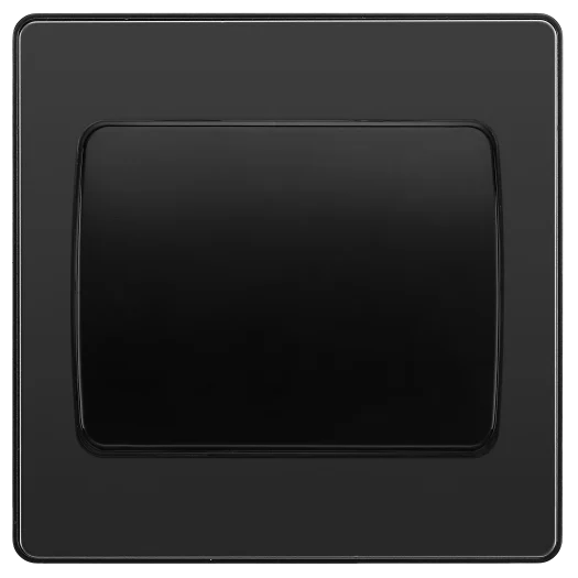 BG Evolve PCDBC12WB 20A 16AX Wide Rocker Switch - Black Chrome