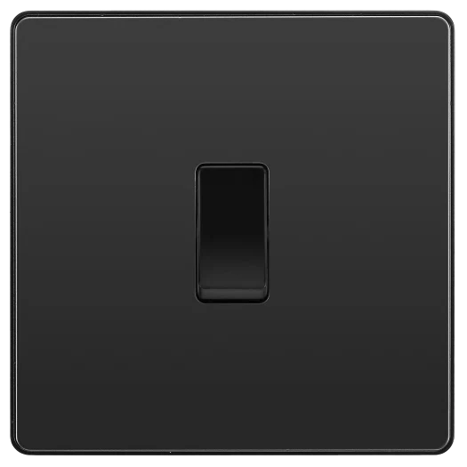 BG Evolve PCDBC13B 20A 16AX Intermediate Light Switch - Black Chrome