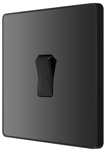 BG Evolve PCDBC13B 20A 16AX Intermediate Light Switch - Black Chrome