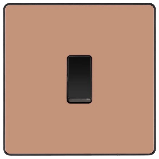 BG Evolve PCDCP13B 20A 16AX Intermediate Light Switch - Polished Copper