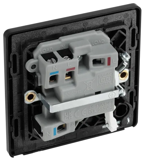 BG Evolve PCDCP52B 13A Switched Fused Connection Unit with LED - Polished Copper