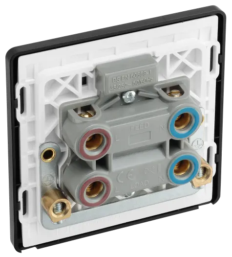 BG Evolve PCDCP74B 45A Double Pole Cooker Isolator Switch - Polished Copper