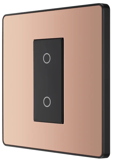 BG Evolve PCDCPTDM1B 200W 2W Single Touch Dimmer Switch - Polished Copper