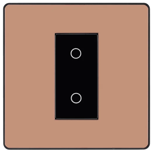 BG Evolve PCDCPTDM1B 200W 2W Single Touch Dimmer Switch - Polished Copper
