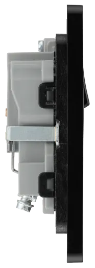 BG Evolve PCDDB21B 13A Single Switched Socket - Matt Blue