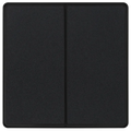 BG Evolve PCDMB42EB 2G 2W Edge-to-Edge Rocker Light Switch - Matt Black