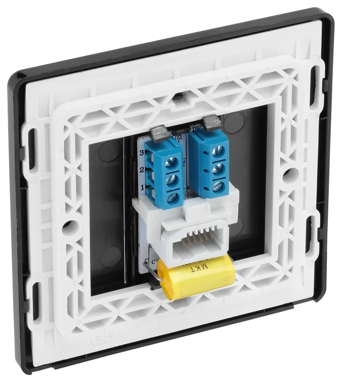 BG Evolve PCDMBBTM1B Master Telephone Socket Matt Black