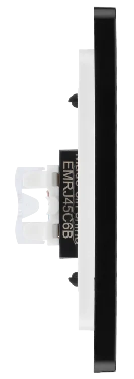 BG Evolve PCDMBRJ451B Single Telephone Socket  Matt Black