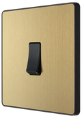 BG Evolve PCDSB12B Satin Brass 1G 2W Switch