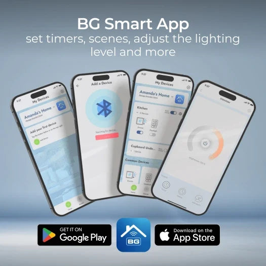BG Smart 881M/HC 1 Gang 2 Way 150W LED Smart Master Dimmer – White