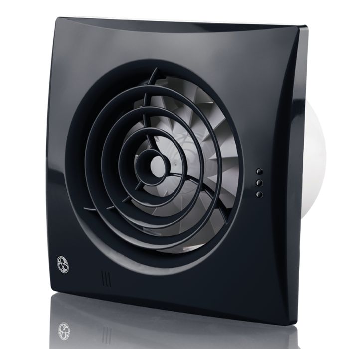 Blauberg CALM BLACK 100 T Calm 100mm Extractor Fan Standard Black