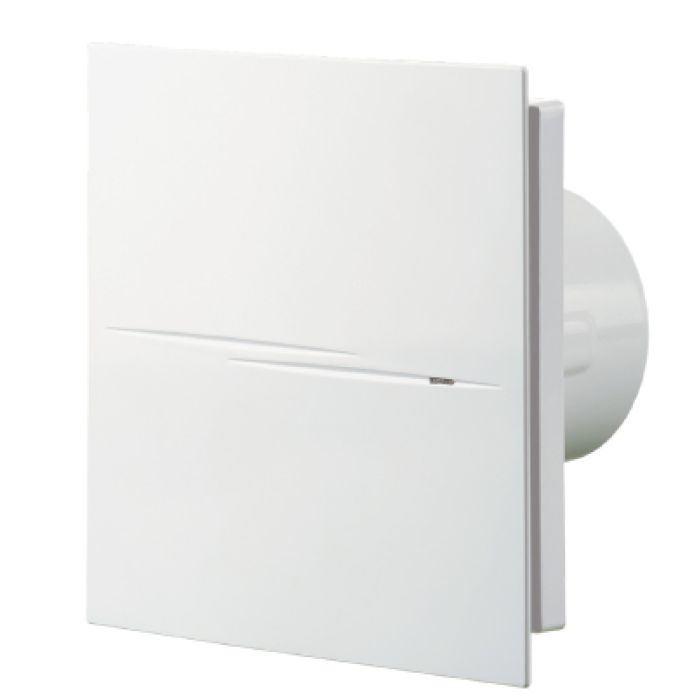 Blauberg CALM DESIGN 100 T Calm Bathroom Extractor Fan White 100mm Timer