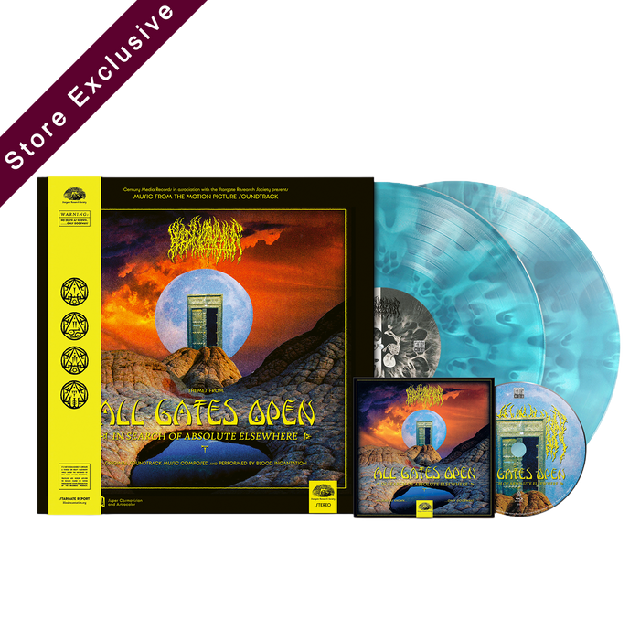 Blood Incantation "All Gates Open (Original Motion Picture Soundtrack)" 2x12”/Blu-Ray