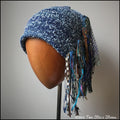 Blue Denim Tweed Signature *Funky Chic Hat*