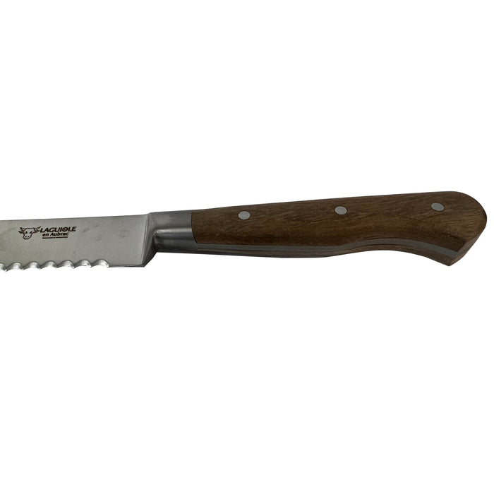 Bread Knife With Walnut Handle by Laguiole en Aubrac