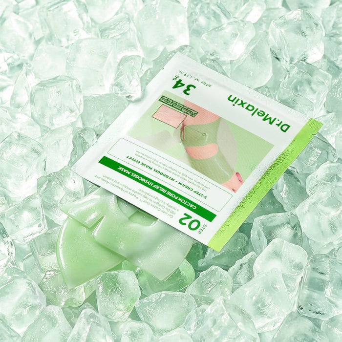 Dr.Melaxin Cactox Pore Relief Jelly Cream Hydrogel Mask Box [4pcs] | La Cosmetique