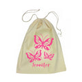 Calico Drawstring Bag - Butterflies