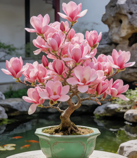 Cibuľky Magnolia liliiflora (fialové orchidey) 🌸 Kvety skrývajú listy, vôňa napĺňa vzduch-SK
