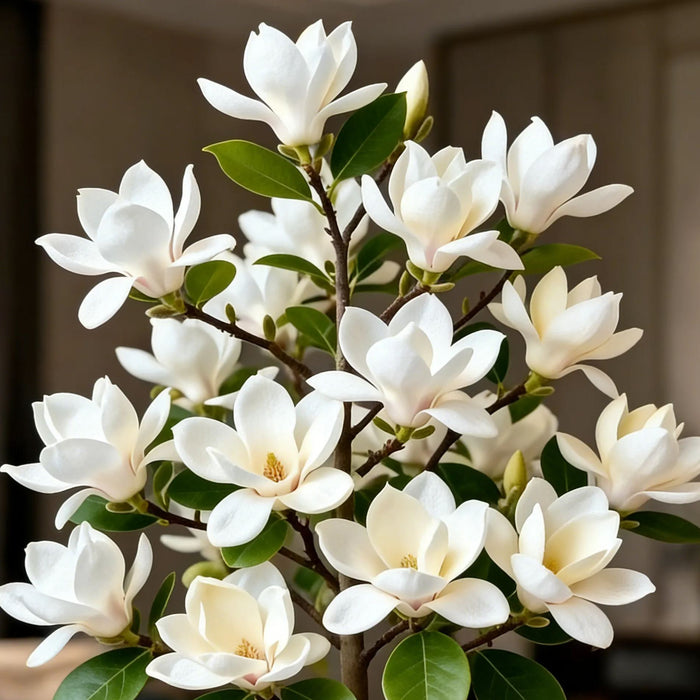 Cibuľky Magnolia liliiflora (fialové orchidey) 🌸 Kvety skrývajú listy, vôňa napĺňa vzduch-SK