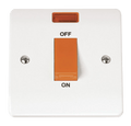 Click Scolmore CMA201 45A 1G DP Plate Switch With Neon