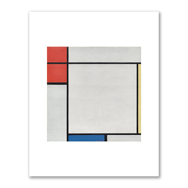 Piet Mondrian, Composition with Red, Yellow, and Blue, 1927, The Cleveland Museum of Art. Fine Art Prints in various sizes by Museums.Co