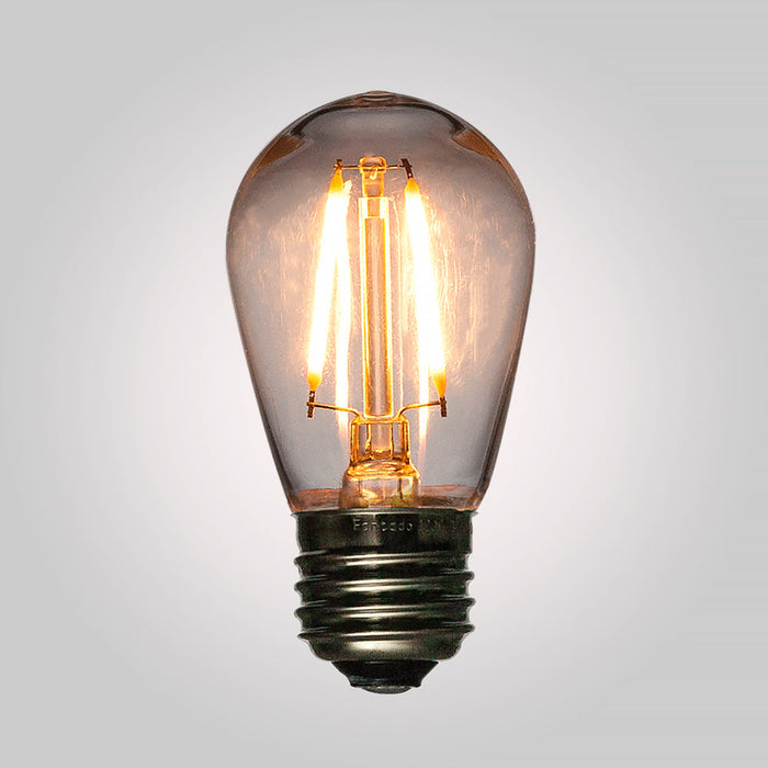 CORD + SHATTERPROOF BULB | Black Pendant Light Lamp Cord Combo Kit, Switch, S14 Warm White Bulb