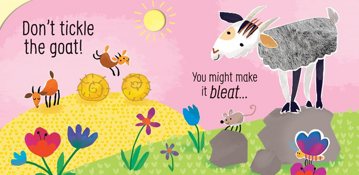 Don't Tickle The Cow!  Sensory Board  Book