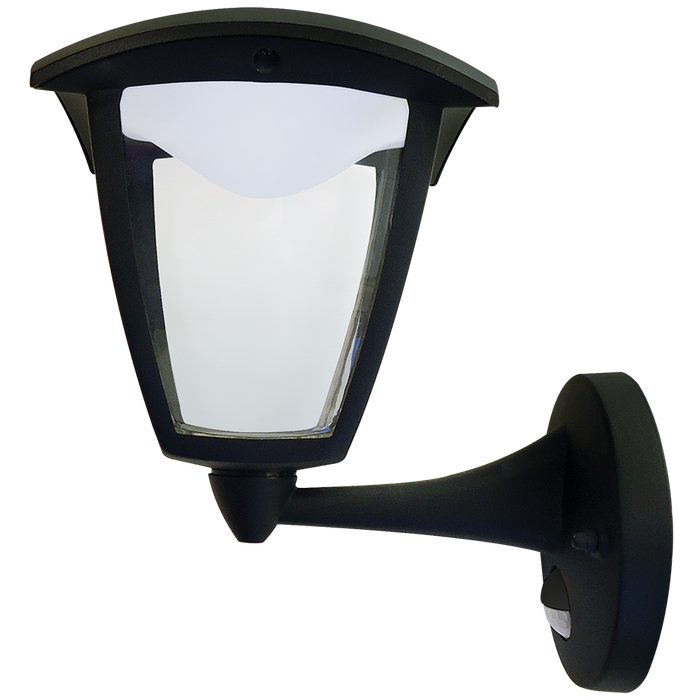 Eterna ALULANTPIR 8W LED Aluminium Lantern with 110° PIR