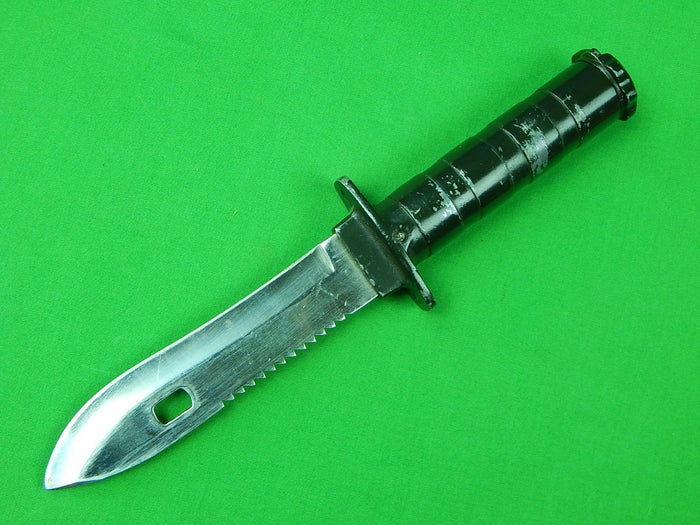 European English British Saw Back Survival Fighting Knife w/ Scabbard