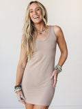 Every Night Slip Dress - Light Sand