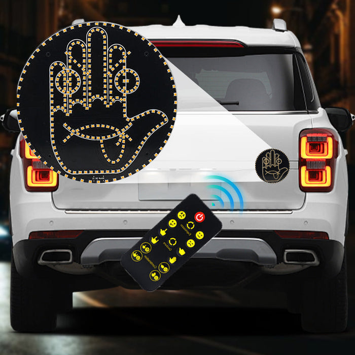 „Expression and Gesture“ LED prietaisų skydelio apšvietimas automobilio galiniam langui-LT