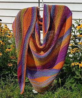Eyes on "U" Shawl