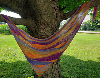 Eyes on "U" Shawl