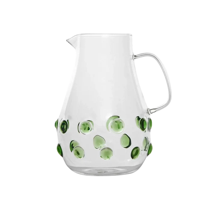 Fantasia Green Glass Pitcher by Tania Bulhões
