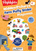 Farm Hidden Pictures Puffy Sticker Playscenes